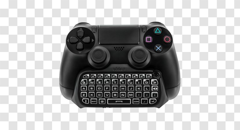 Computer Keyboard PlayStation 4 Game Controllers Joystick - Dualshock - Small Xbox Headset Transparent PNG