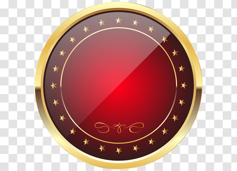 Badge Template Clip Art - Logo - Gold Transparent PNG