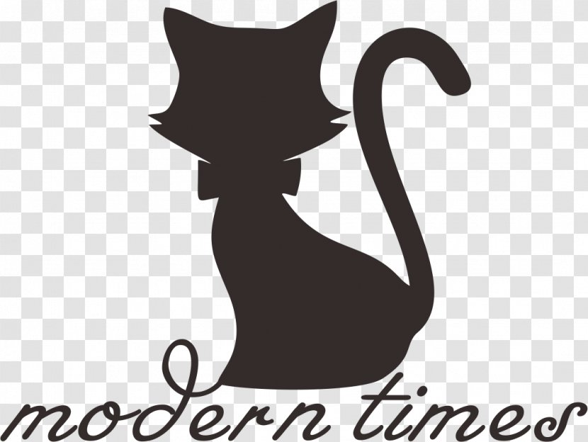 Whiskers Kitten Black Cat Logo - M - Kiss Transparent PNG