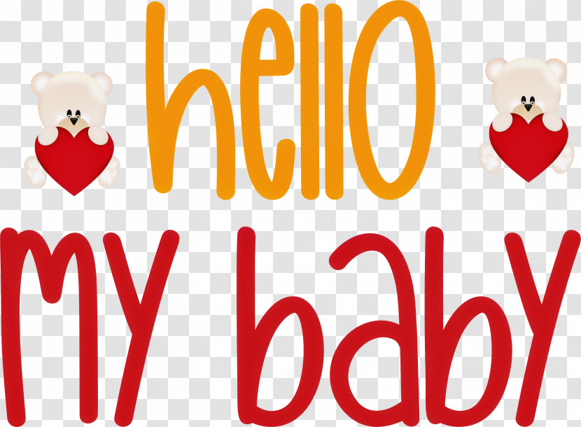 Hello My Baby Valentines Day Quote Transparent PNG