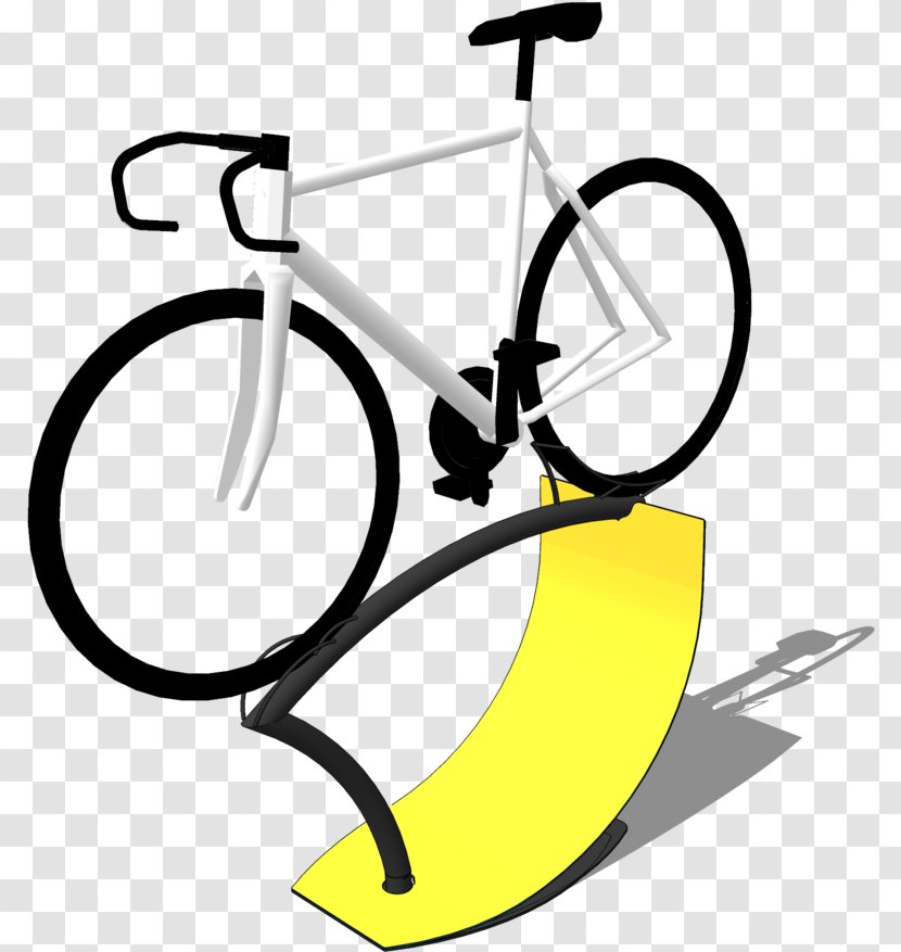 Background Yellow Frame - Bicycle Stem - Sports Equipment Transparent PNG