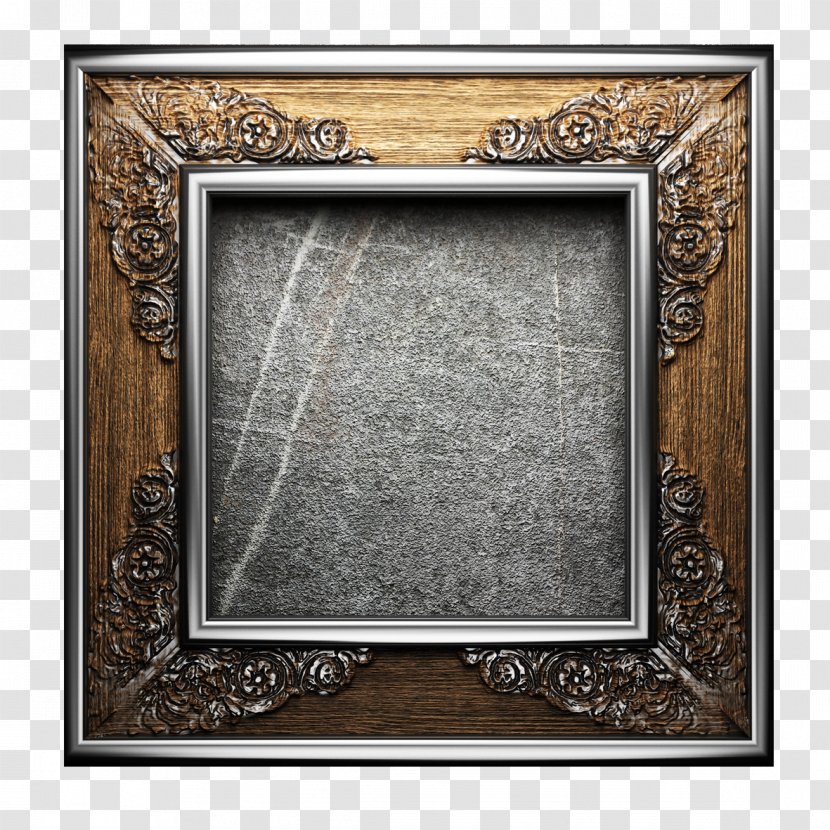 Picture Frame Photography Download - Stock - Vintage Silver Transparent PNG