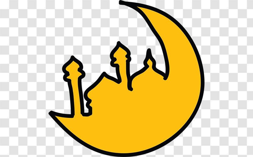 Ramadan Symbols Of Islam Mosque Icon - Stick Figure Moon Castle Transparent PNG