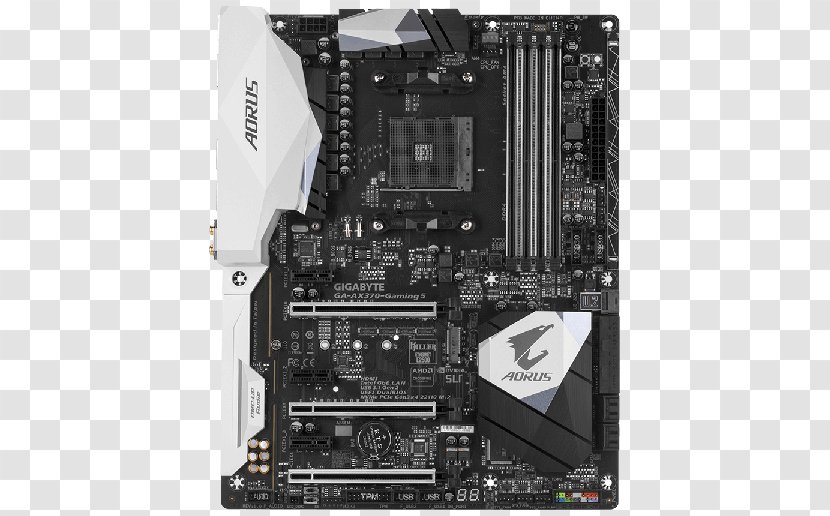 Socket AM4 Intel Gigabyte GA-AX370-Gaming 5 Technology Motherboard - Cpu - Am4 Transparent PNG