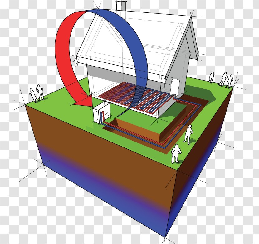 Geothermal Heat Pump Heating Air Source Pumps System Transparent PNG
