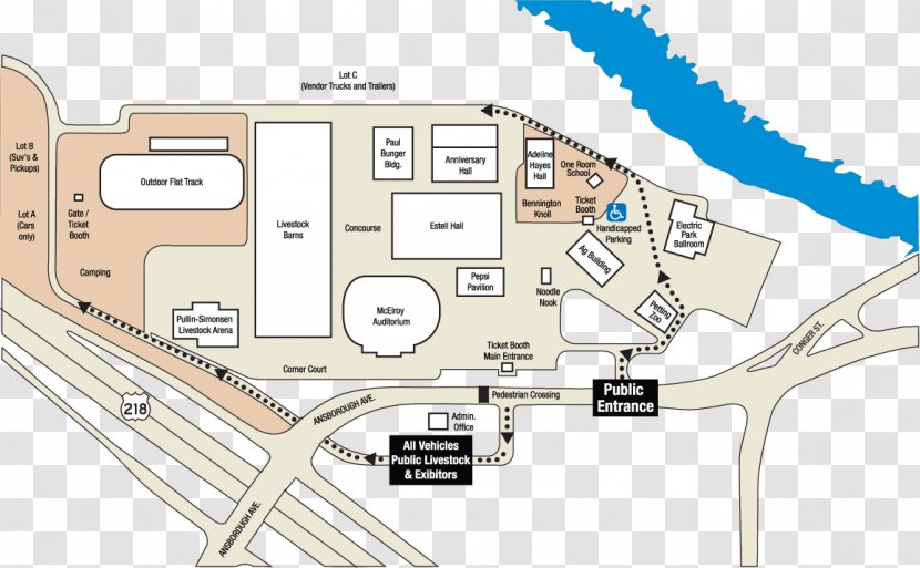 National Cattle Congress Ramada By Wyndham Waterloo Hotel And Convention Center Holiday Inn Express Waterloo-Cedar Falls Econo Lodge & Suites - Road Map Infography Aerial View Transparent PNG