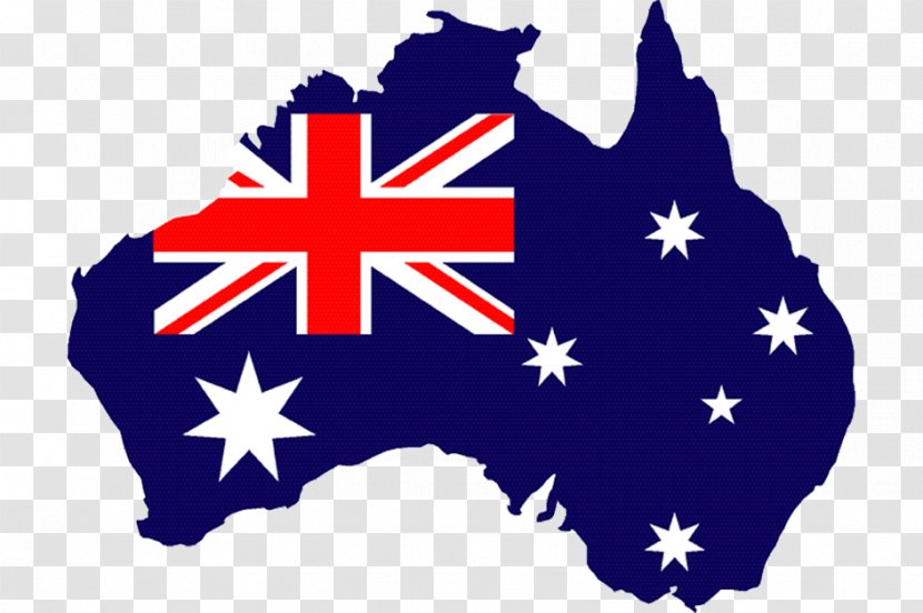 Flag Of Australia Map Clip Art National - New Zealand Transparent PNG