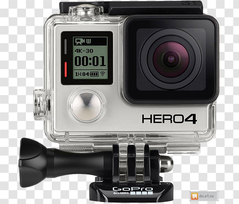 GoPro Hero 4 Action Camera Camcorder - Hardware Transparent PNG