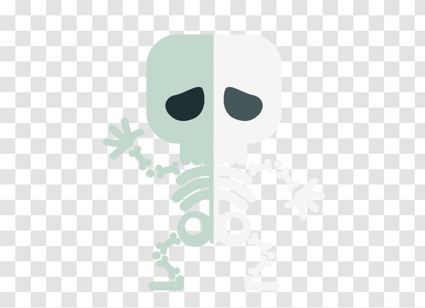 Ghost Halloween U9ab7u9ac5 - Flat Design - Skull Transparent PNG