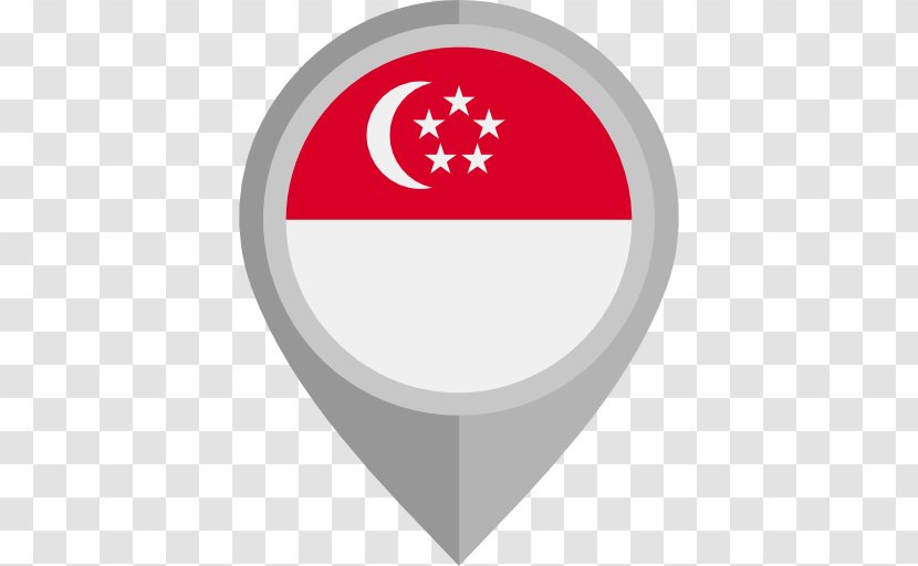 Flag Of Singapore Merlion - Red Transparent PNG