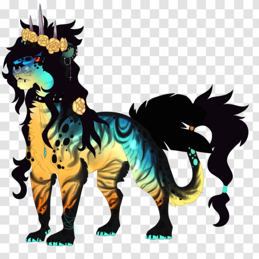 Big Cat Illustration Cartoon Tail Transparent PNG