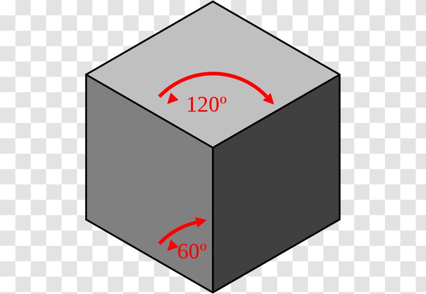Isometric Projection Cube Affine 2D Computer Graphics Orthographic - Rectangle - Time Axis Transparent PNG
