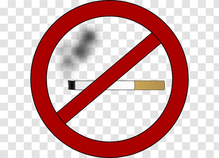 Smoking Ban No Symbol Clip Art - Area Transparent PNG