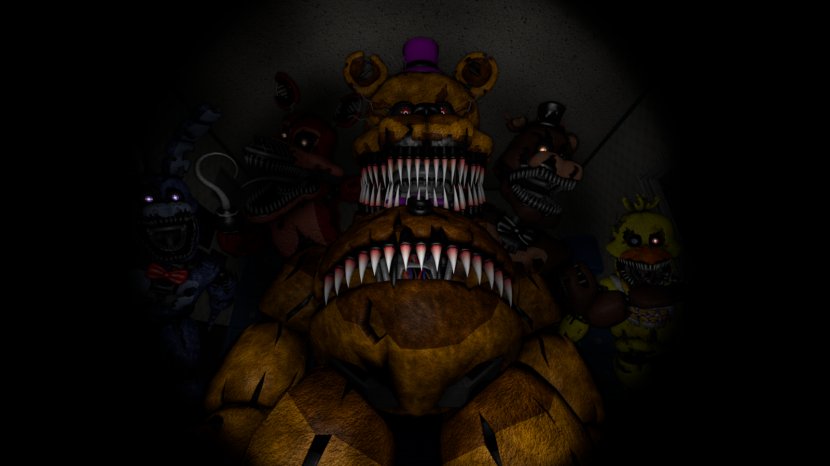 Five Nights At Freddy's 4 2 3 I Got No Time Nightmare - Demon - Foxy Transparent PNG