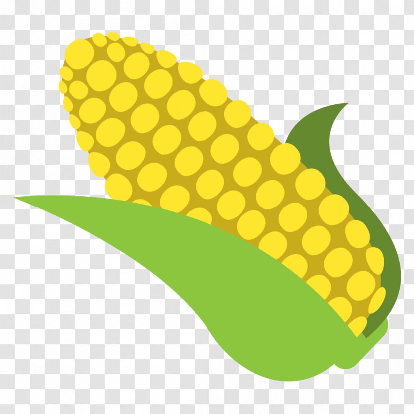 Emoji Maize Ear Symbol Thumb Signal - Sms - Corn Transparent PNG