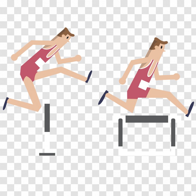 Hurdling - Heart - Hurdles Boy Transparent PNG