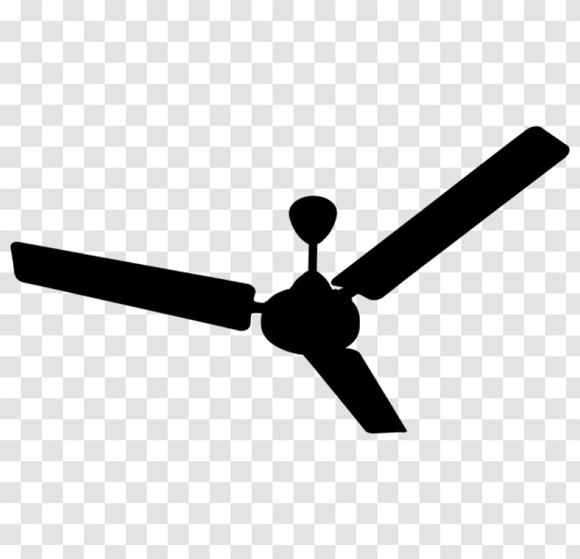 Ceiling Fans Line Clip Art Angle - Mechanical Fan Transparent PNG