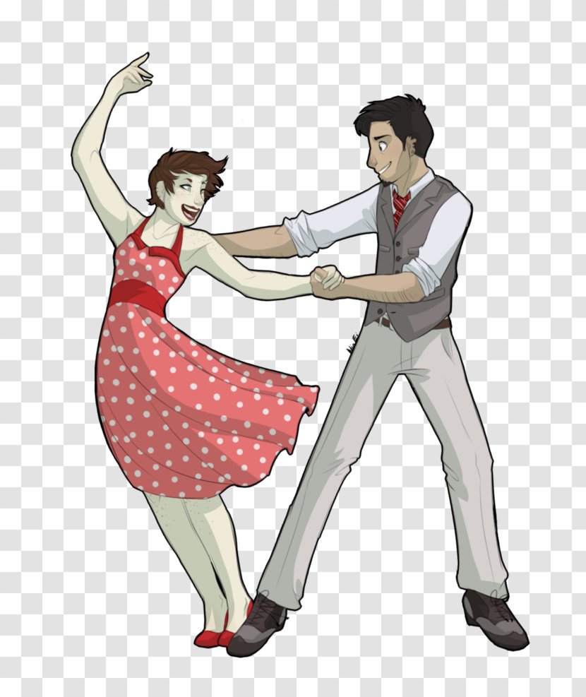 Tango Human Behavior Dance Cartoon - Tree - Watercolor Transparent PNG