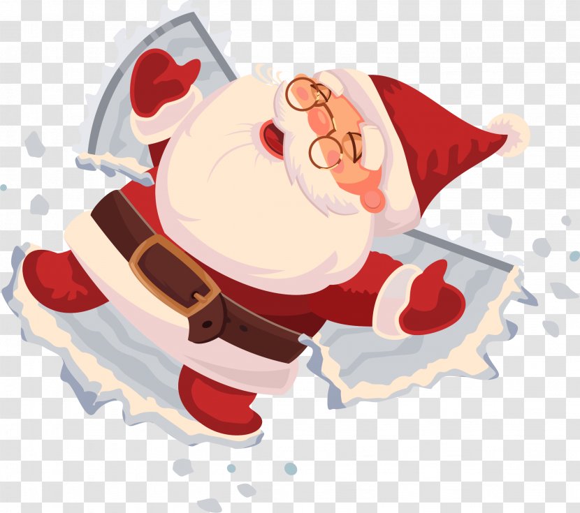 Santa Claus Vector Graphics Stock Illustration Christmas Day - Food Transparent PNG