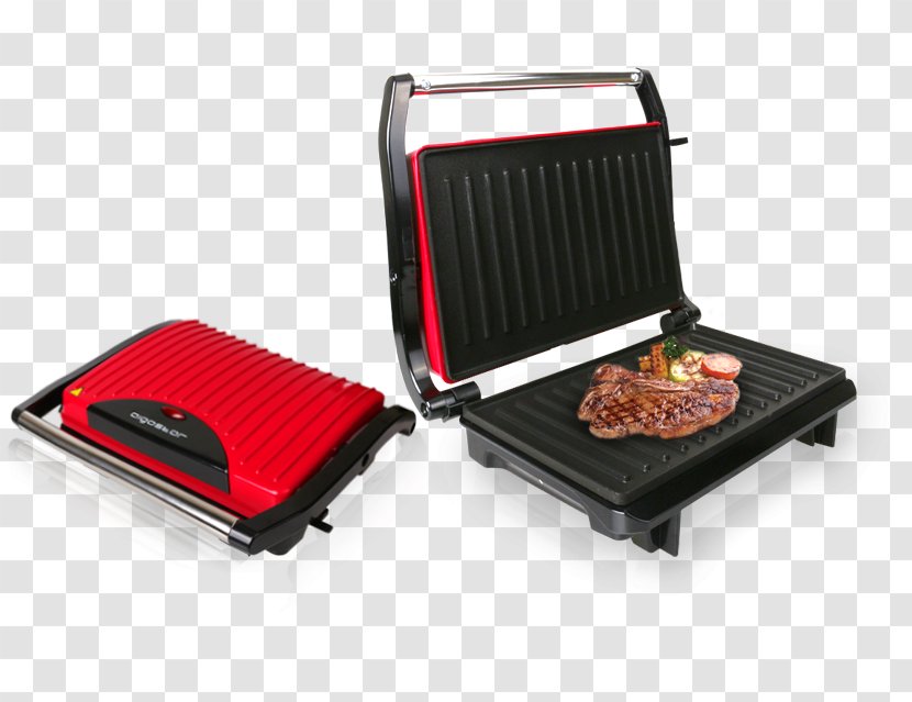 Barbecue Panini Toaster Meat - Contact Grill Transparent PNG