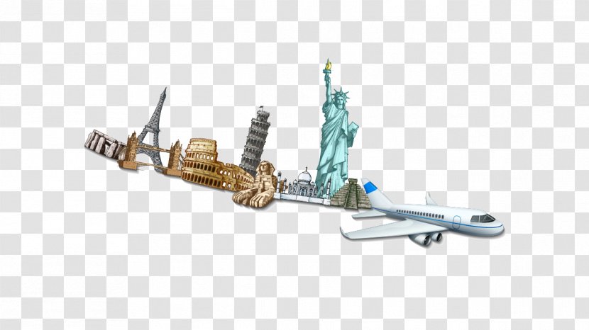 World Landmark Building Monument - Aircraft Transparent PNG