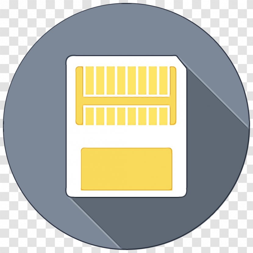 Yellow Font Line Icon Rectangle - Wet Ink - Signage Logo Transparent PNG