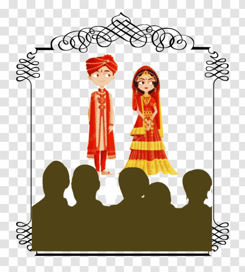 Wedding Invitation Weddings In India Bridegroom Hindu - Marriage Transparent PNG