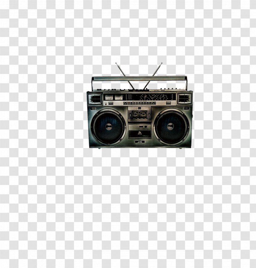 1980s Radio Boombox Microphone Transparent PNG