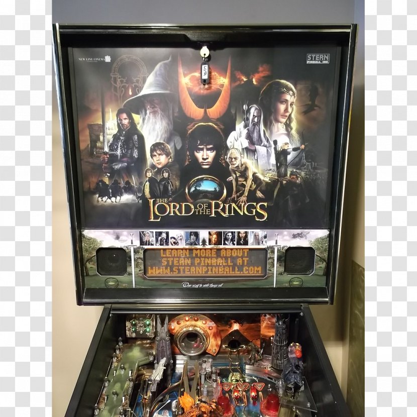 Pinball Arcade Game The Lord Of Rings: Two Towers Amusement - Rings Fellowship Ring Transparent PNG