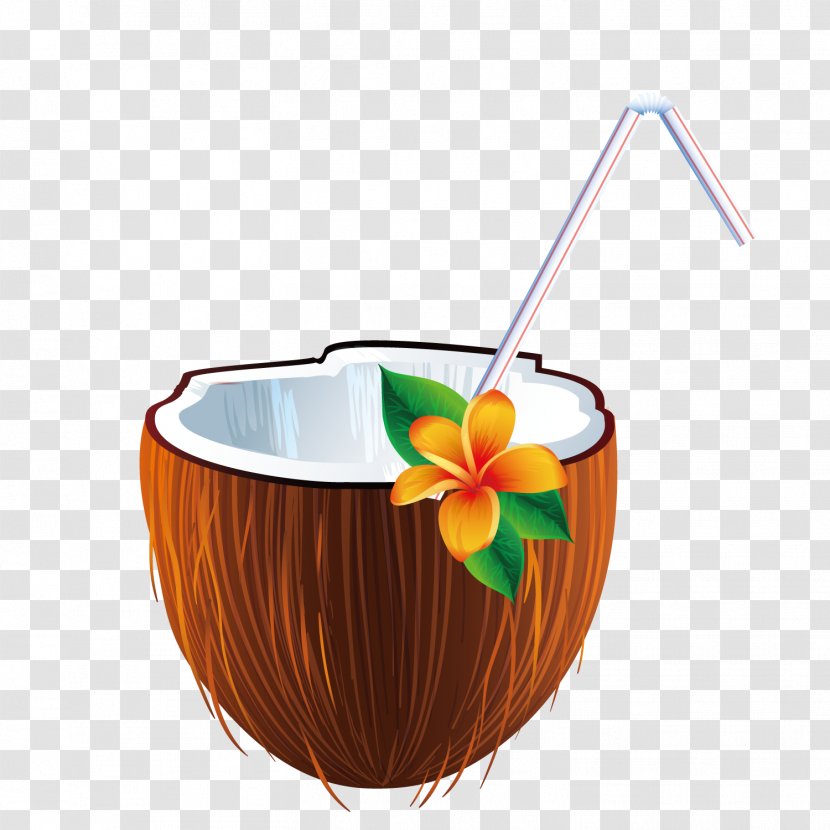 Cocktail Piña Colada Coconut Milk - Dish - Vector Drink Transparent PNG