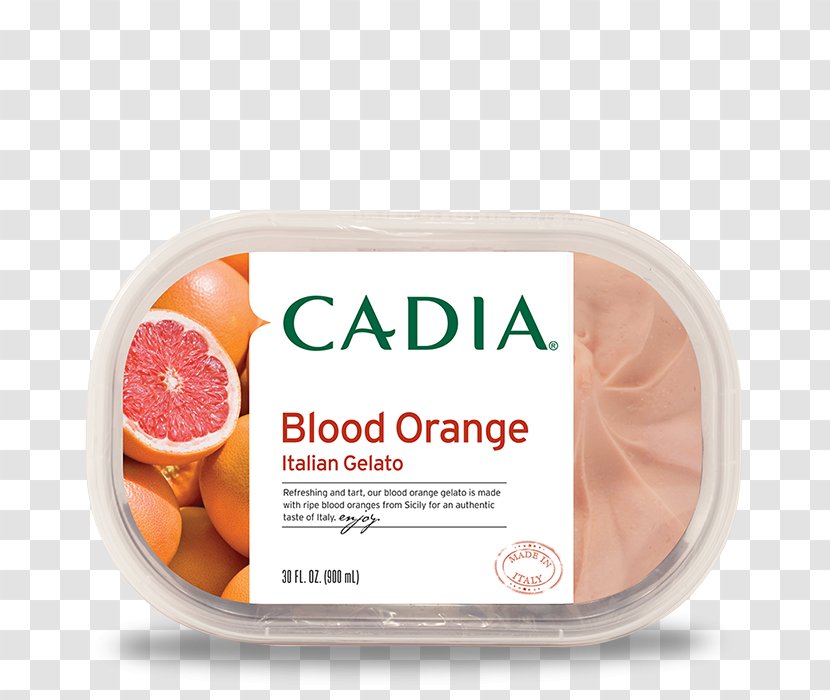 Gelato Cream Italian Cuisine Flavor Panna Cotta - Recipe - Blood Orange Transparent PNG