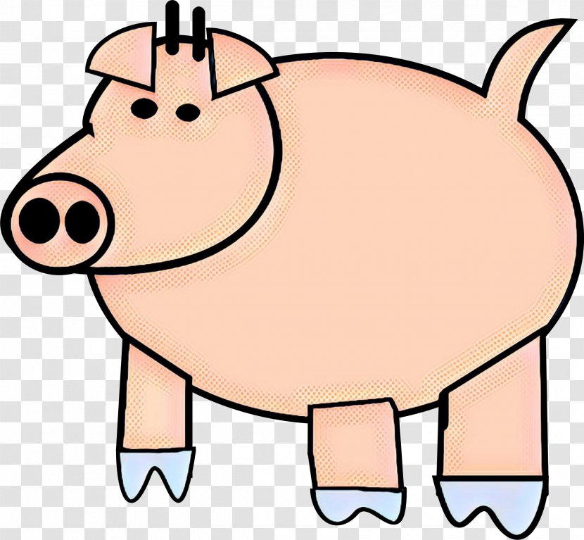 Pig Cartoon - Animal Figure - Fawn Transparent PNG