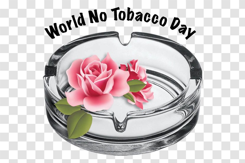 World No Tobacco Day Ashtray Rose Flower Transparent PNG