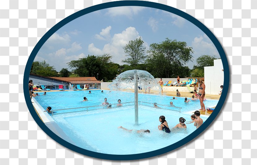 Swimming Pool Water Park Camping Les Ormeaux Leisure Campsite - Recreation Transparent PNG