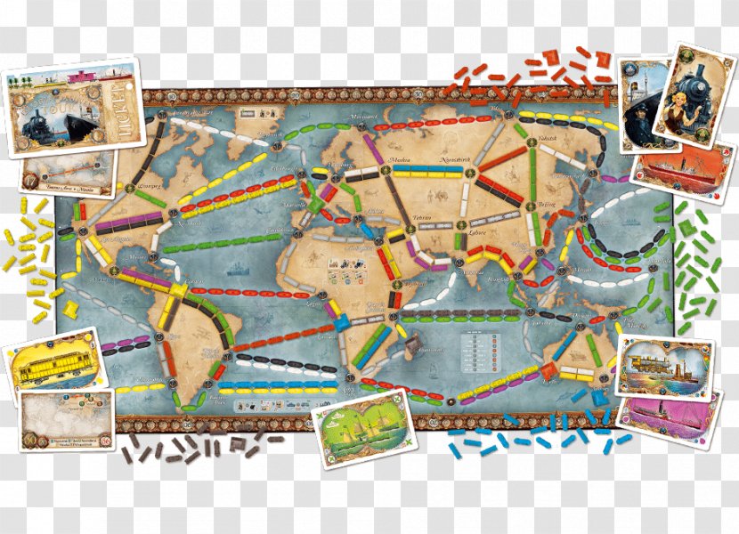 Days Of Wonder Ticket To Ride Series Board Game Small World - Bita Transparent PNG