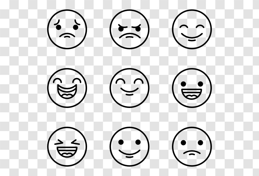 Emoticon Smiley Clip Art - Face - Emotions Vector Transparent PNG