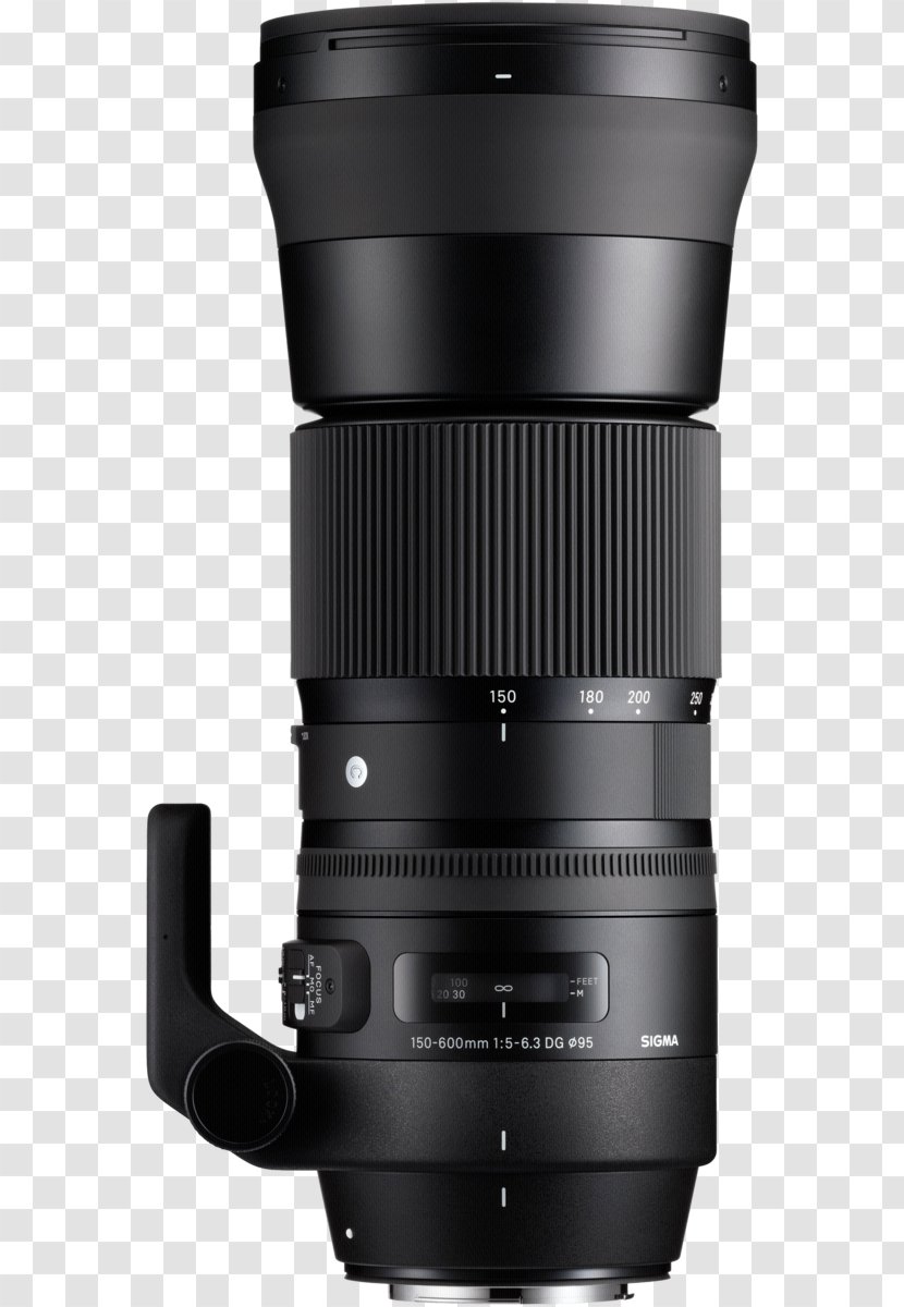 Sigma APO 150-600mm F/5-6.3 DG OS HSM Lens Camera Corporation Zoom Tamron - Cameras Optics Transparent PNG