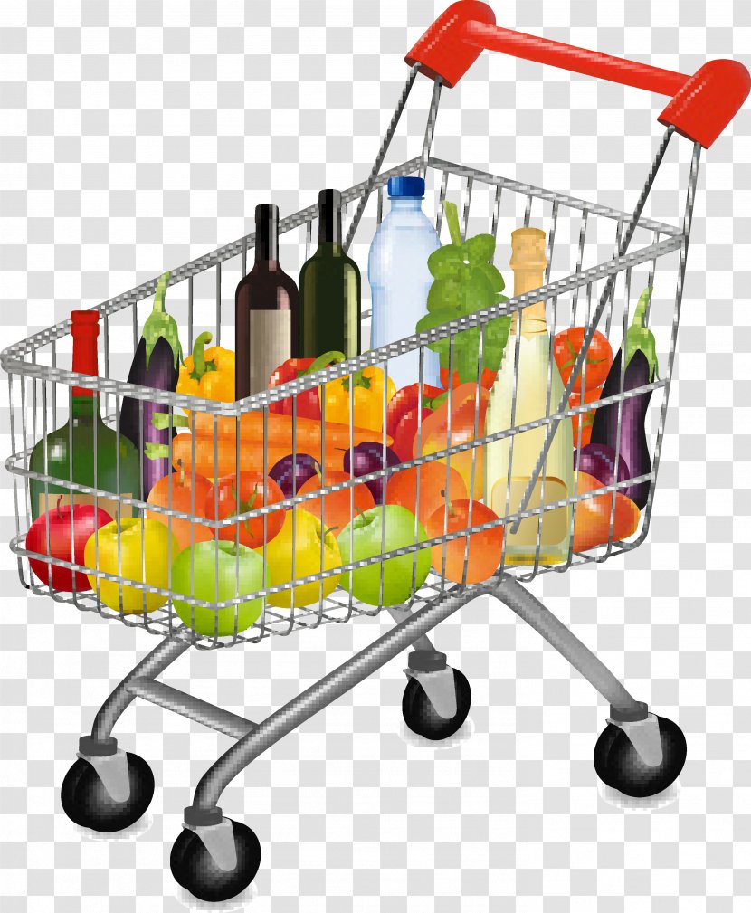 Shopping Cart Grocery Store Business Clip Art - Web Design Transparent PNG