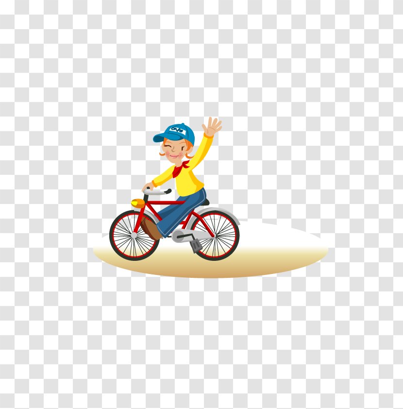 Bicycle Cartoon Child Mother - Scalable Vector Graphics - Pupil Transparent PNG