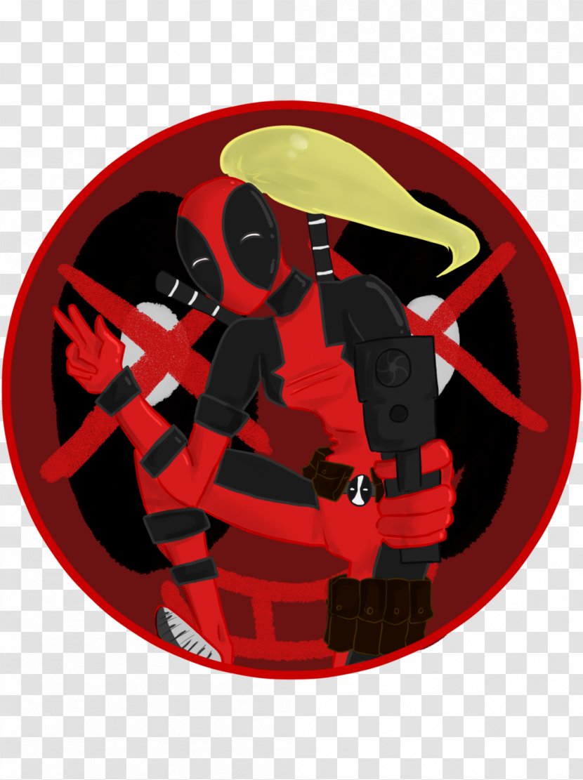 Personal Protective Equipment Font - Red - Lady Deadpool Transparent PNG