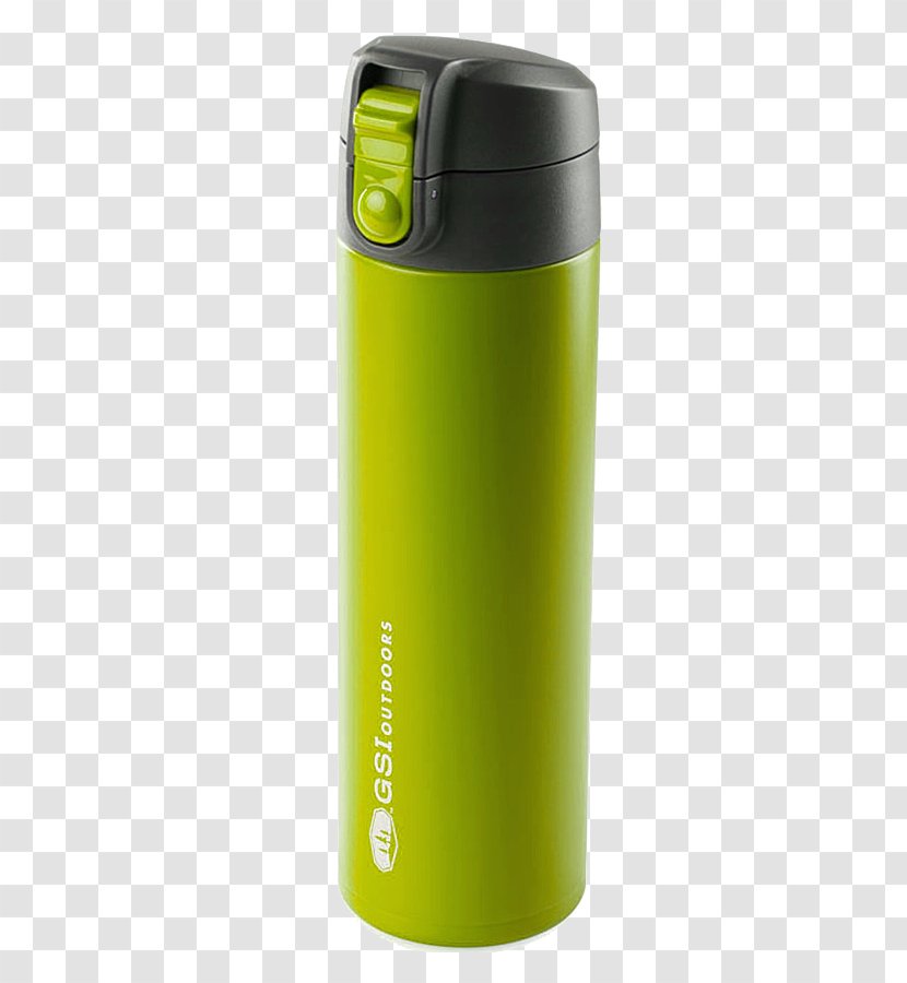 Thermoses GSI Outdoors Microlite 500 Flip Vacuum Bottle Glacier Stainless Water Bottles - Camping Transparent PNG