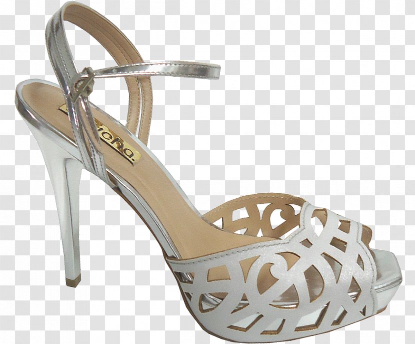 Sandal High-heeled Shoe Sock Areto-zapata - White Transparent PNG
