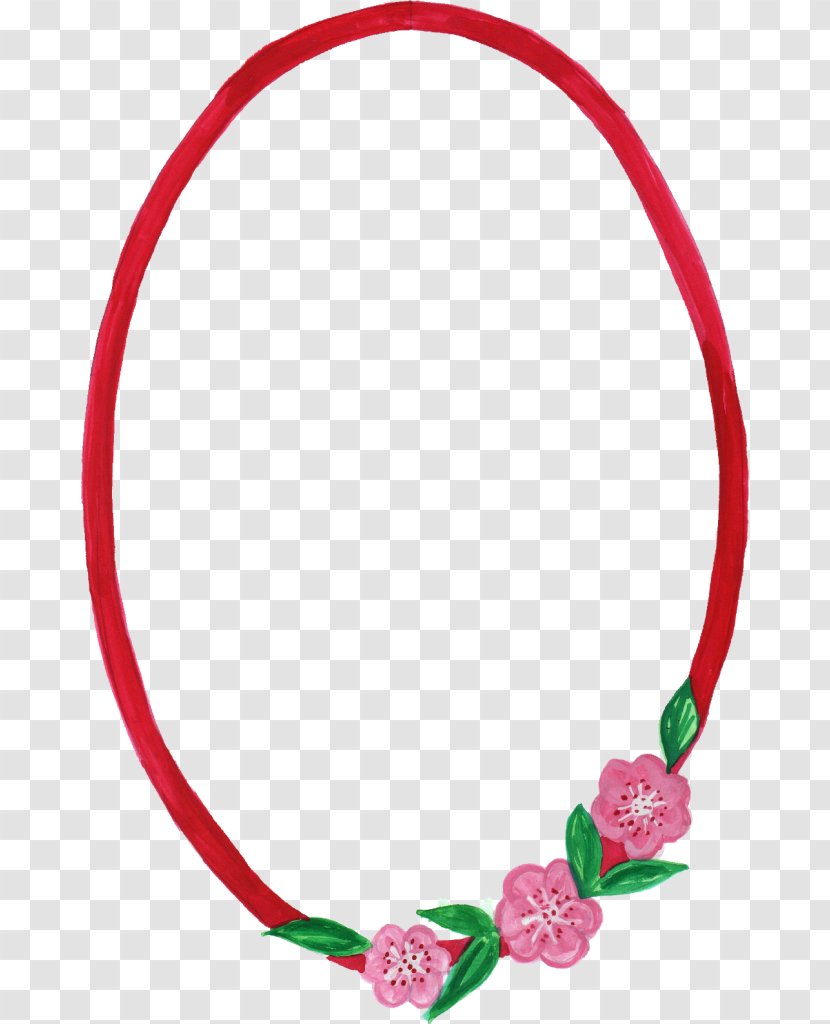 Watercolor Painting Jewellery Clothing Accessories Oval - Body Jewelry - Frame Transparent PNG