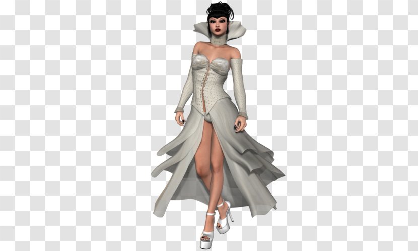 Gown Shoulder Cocktail Dress Transparent PNG