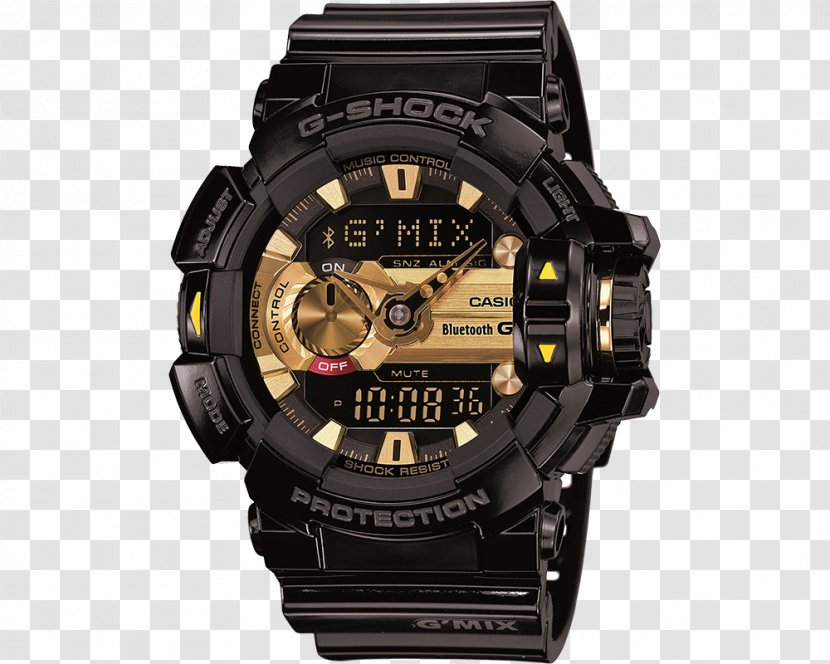 Master Of G Casio G-Shock G'Mix GBA-400 Watch - Quartz Clock Transparent PNG