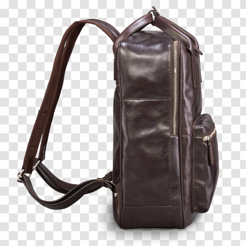 Messenger Bags Handbag Leather Backpack - Brown Transparent PNG
