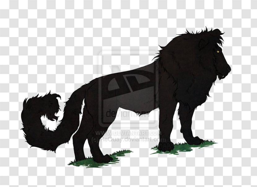 Lion Mustang Silhouette Pet Wildlife - Horse - Fates Greek Mythology Transparent PNG