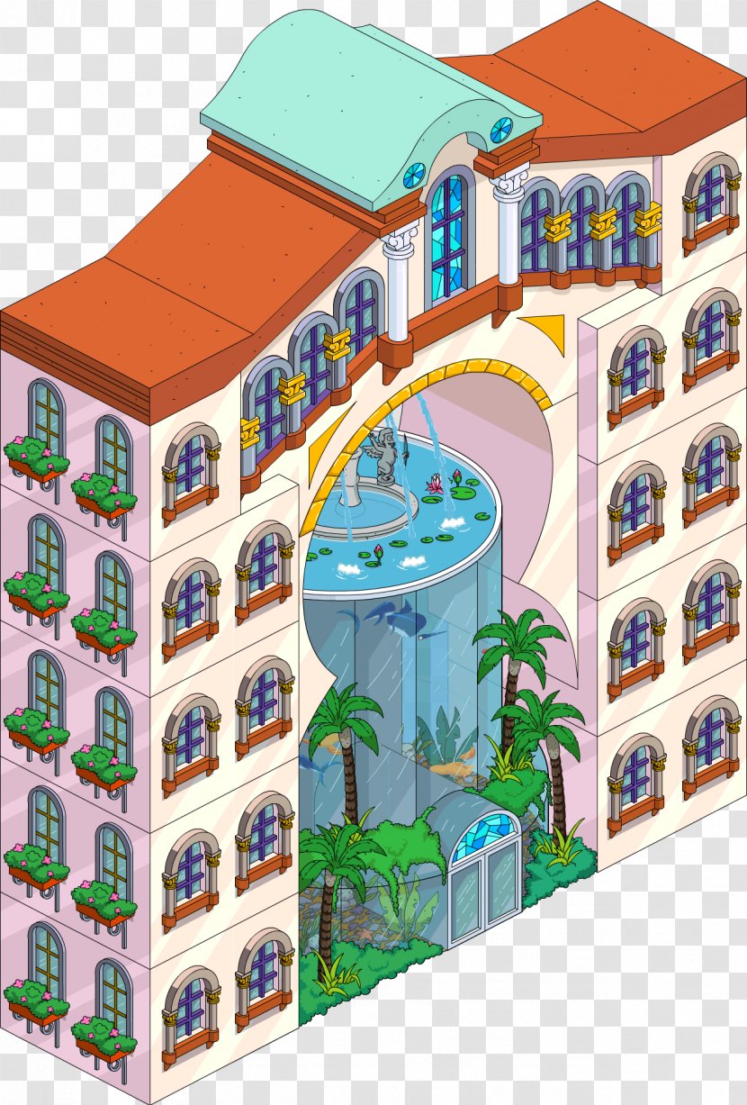 The Simpsons: Tapped Out Resort Kwik-E-Mart Snake Jailbird Mr. Burns - Springfield - Hotel Transparent PNG