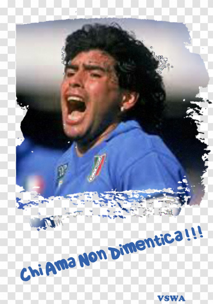 Diego Maradona S.S.C. Napoli Argentina National Football Team Serie A 1986 FIFA World Cup - Advertising Transparent PNG