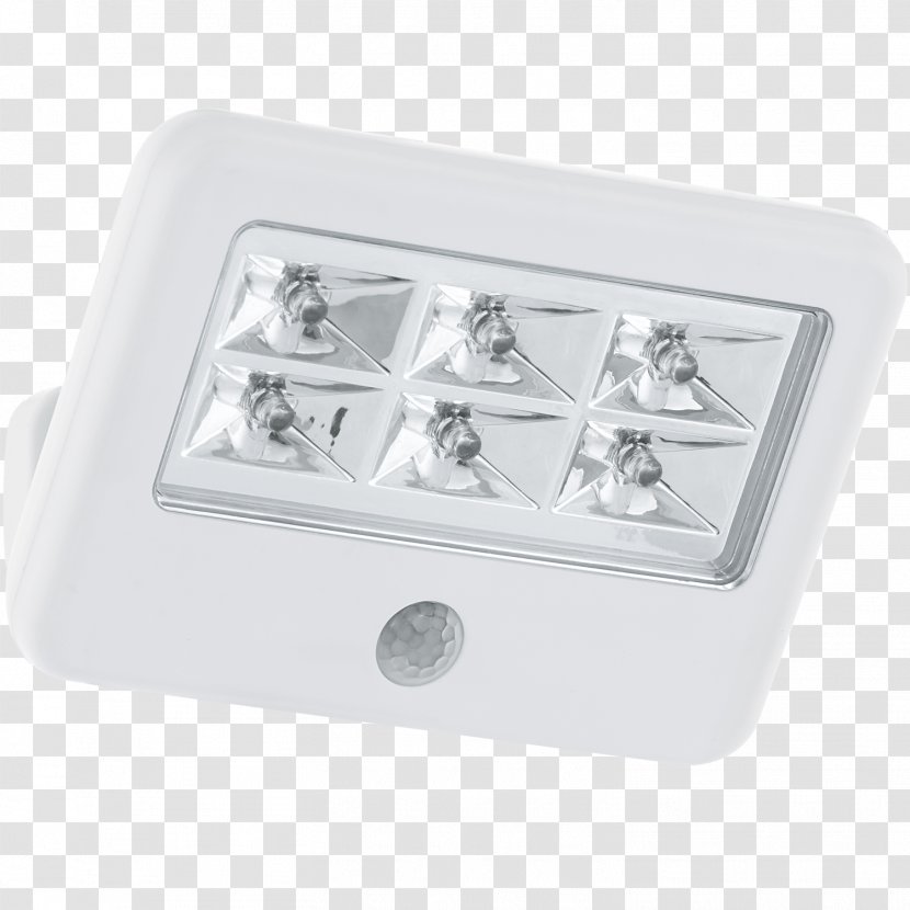 Light Fixture LED Lamp Searchlight Light-emitting Diode - Silver Transparent PNG